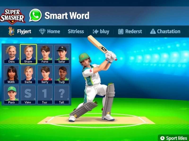 Cricket Super Smasher gameplay screenshot